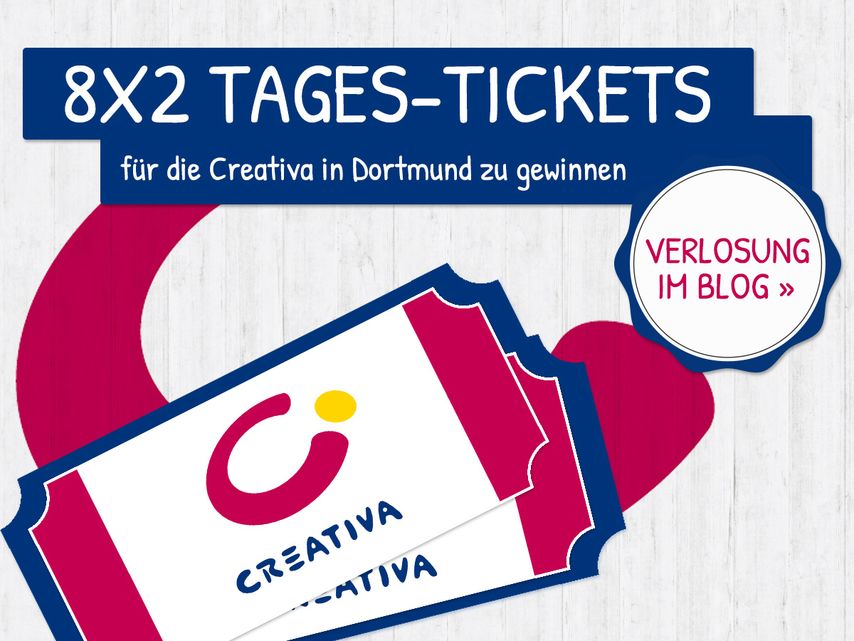Tickets für die Creativa in Dortmund zu gewinnen