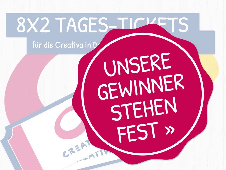 Gewinner der Tickets für die Creativa Dortmund