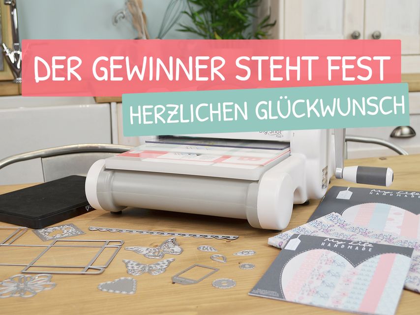 VBS-Sizzix Gewinnspiel: Der Gewinner steht fest! 