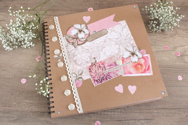 Diy Ein Individuelles Gastebuch Fur Die Hochzeit Selber Basteln Vbs Hobby