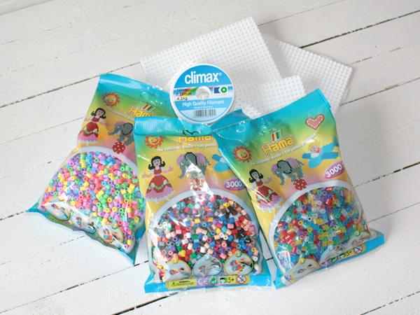 Hama Girlande: Material Tolle Girlande aus Hama-Perlen