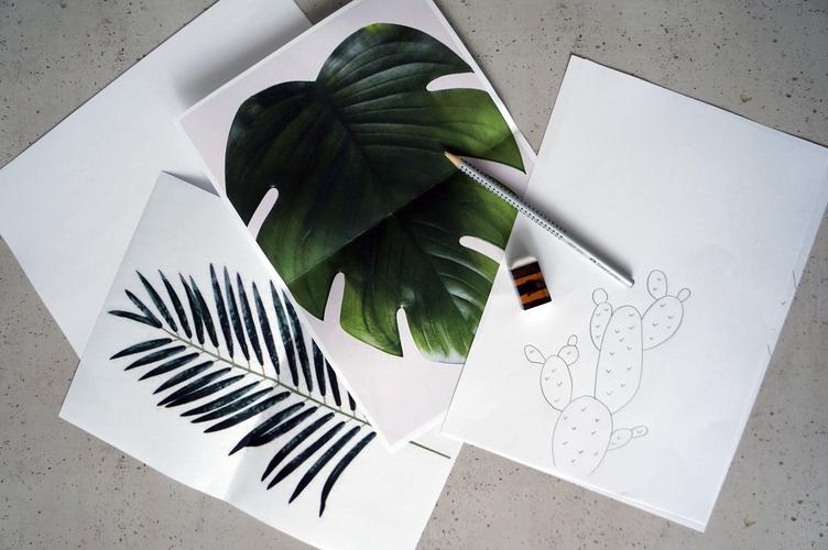 Kissenbezüge: Vorlagen DIY: Greenery Kissenbezüge gestalten