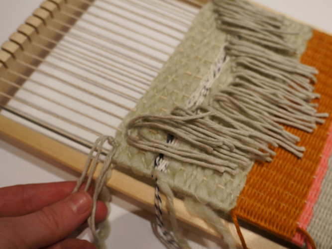 Wandteppich selber weben 