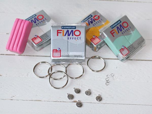 Glasmarkierer: Material Glasmarkierer aus Fimo einfach selber machen