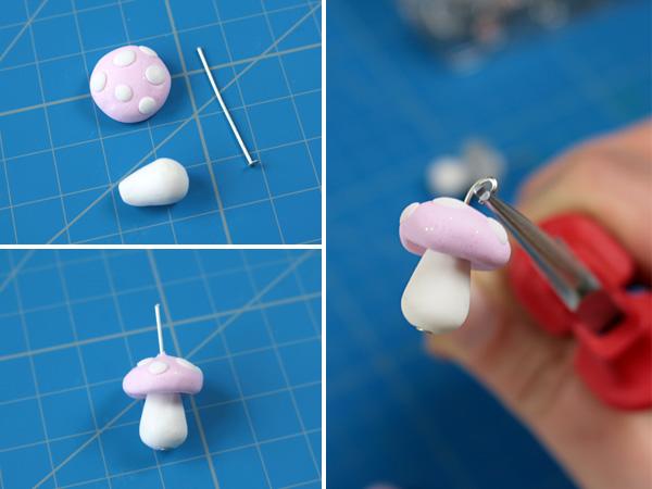 Glasmarkierer: Fimo 2 Glasmarkierer selber formen aus Fimo