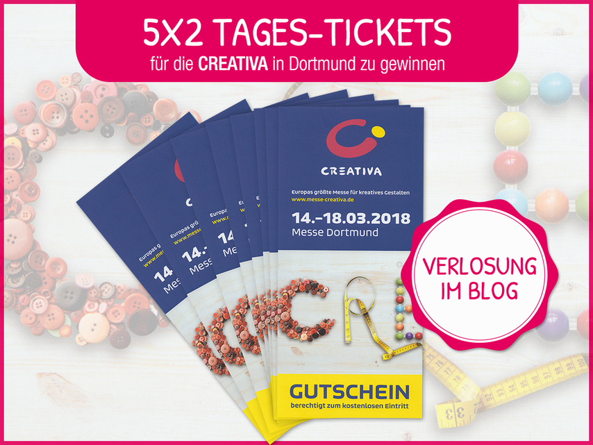 Gewinnspiel: Tickets für die Creativa in Dortmund