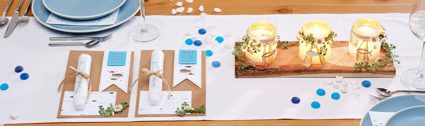Bastelmaterial speziell für die Kommunion & Konfirmation Konfirmation_Deko