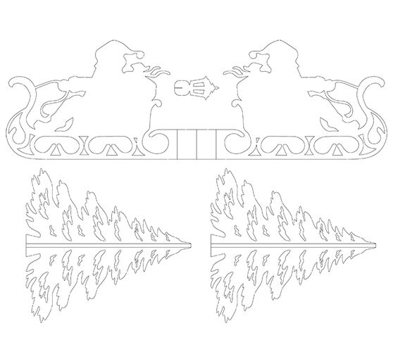 Schlitten Malen Einfach