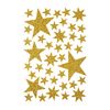Moosgummi-Sticker "Sterne" Gold