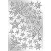Moosgummi-Sticker "Sterne" Silber
