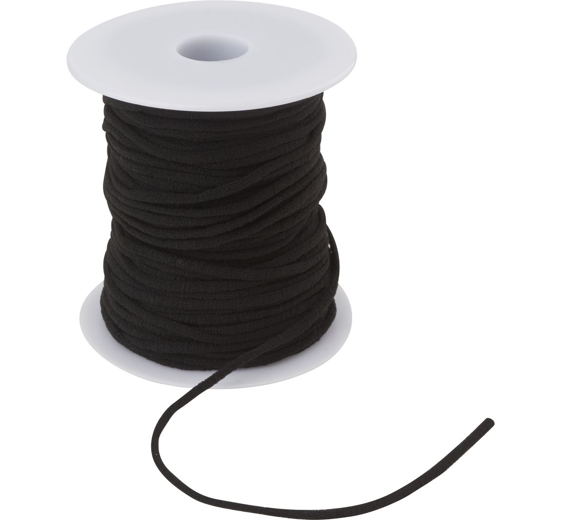 50 m Elastikband, 2,5 mm breit - Schwarz