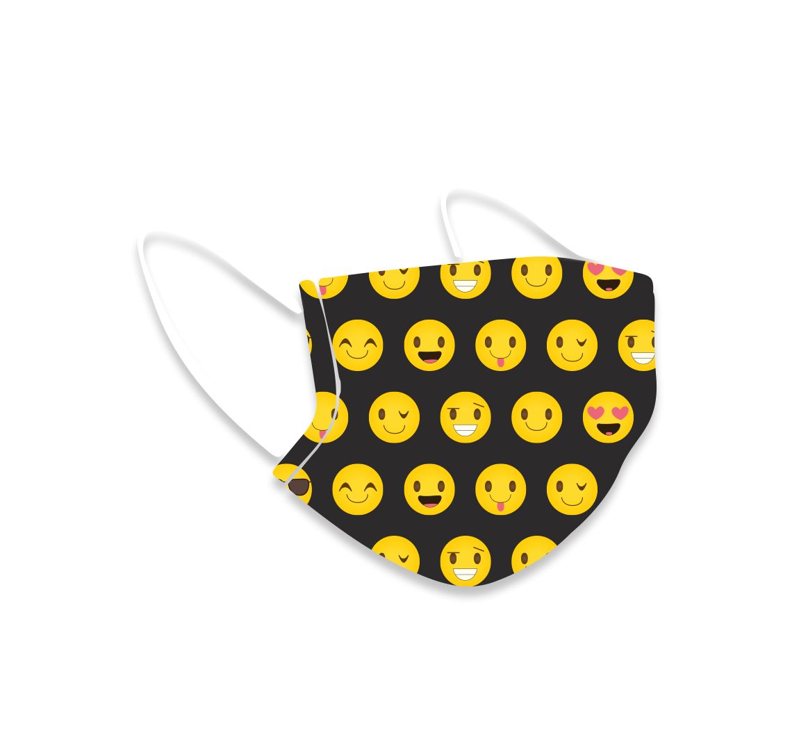 Behelfs-Mund-Nasen-Maske Smile