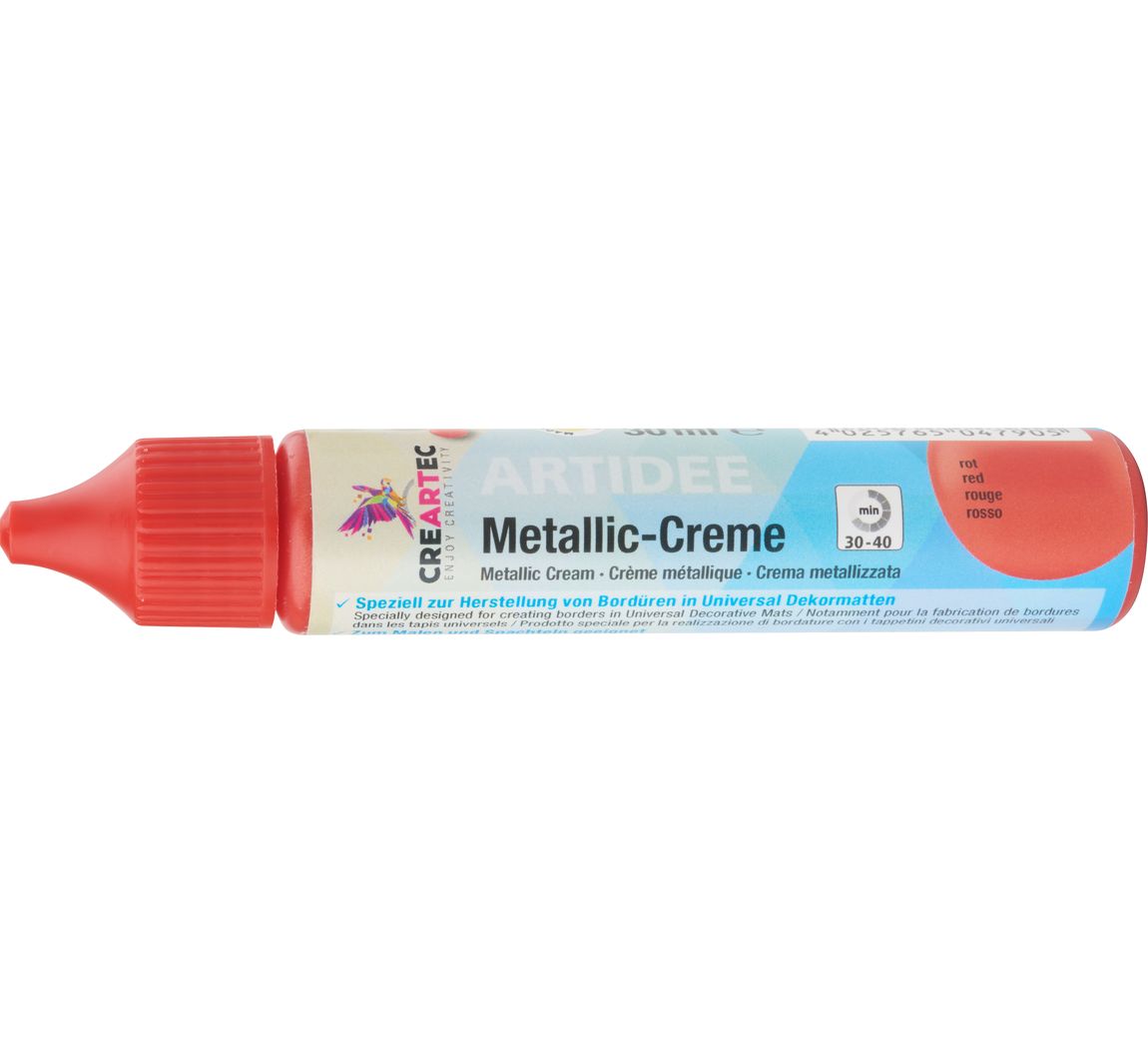 Metallic-Modelliercreme - Rot