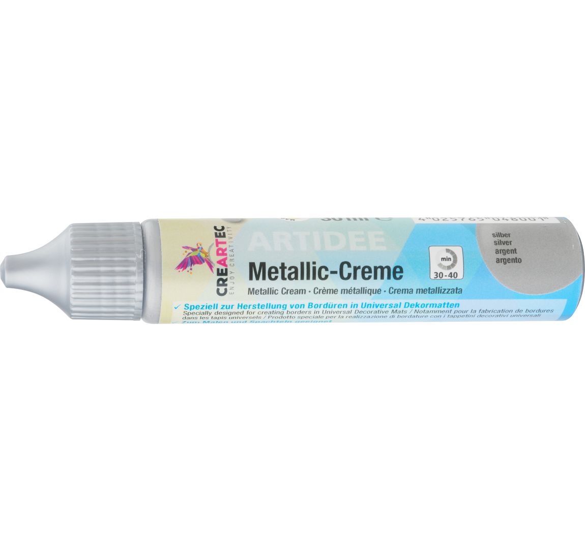 Metallic-Modelliercreme - Silber
