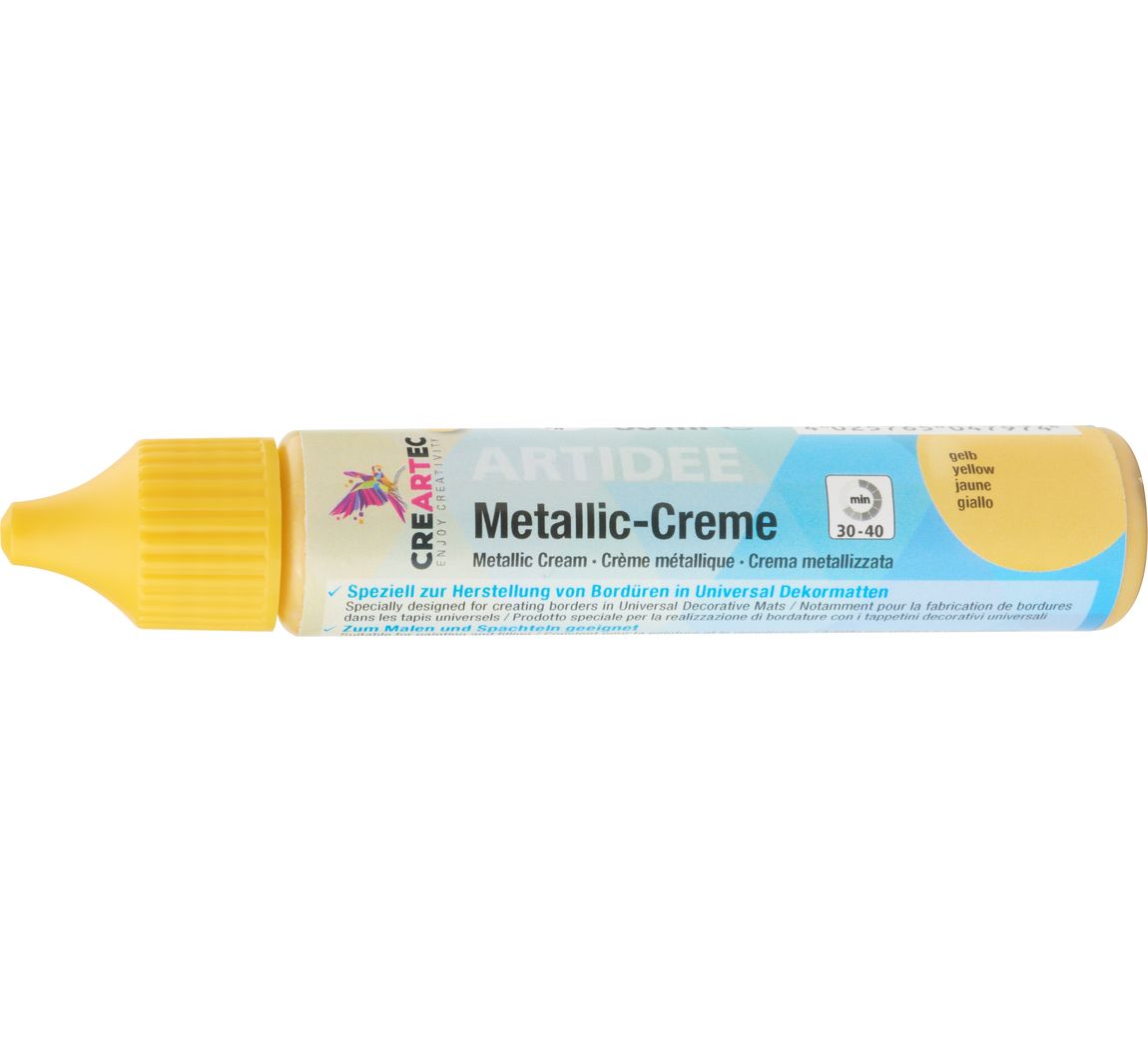 Metallic-Modelliercreme - Gelb