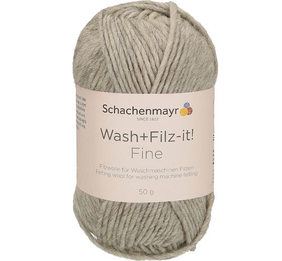 Schachenmayr Wash + Filz-it! Fine, 50 g, ca. 100 m Leinen