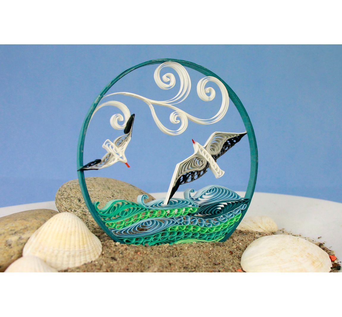 KarenMarie QuillingSet "Lachmöwen" VBS Hobby