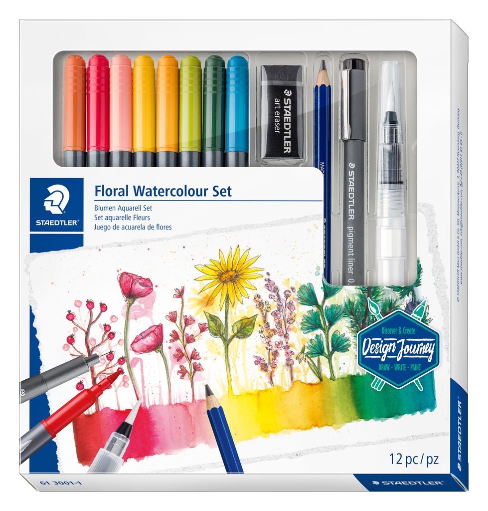 STAEDTLER Aquarell-Set "Blumen" | VBS Hobby Bastelshop