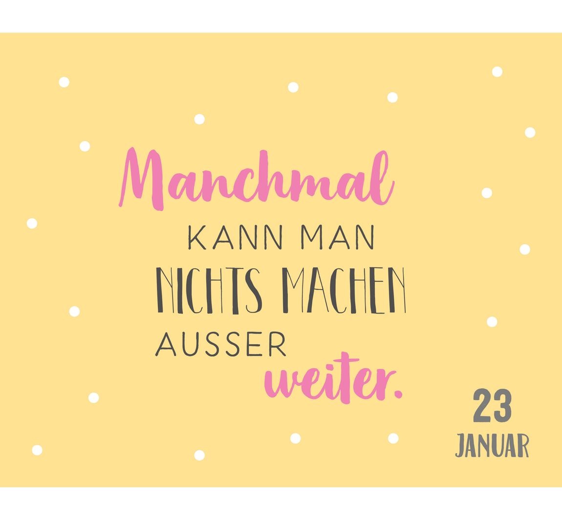 Tischkalender mit 365 HandletteringSprüchen VBS Hobby