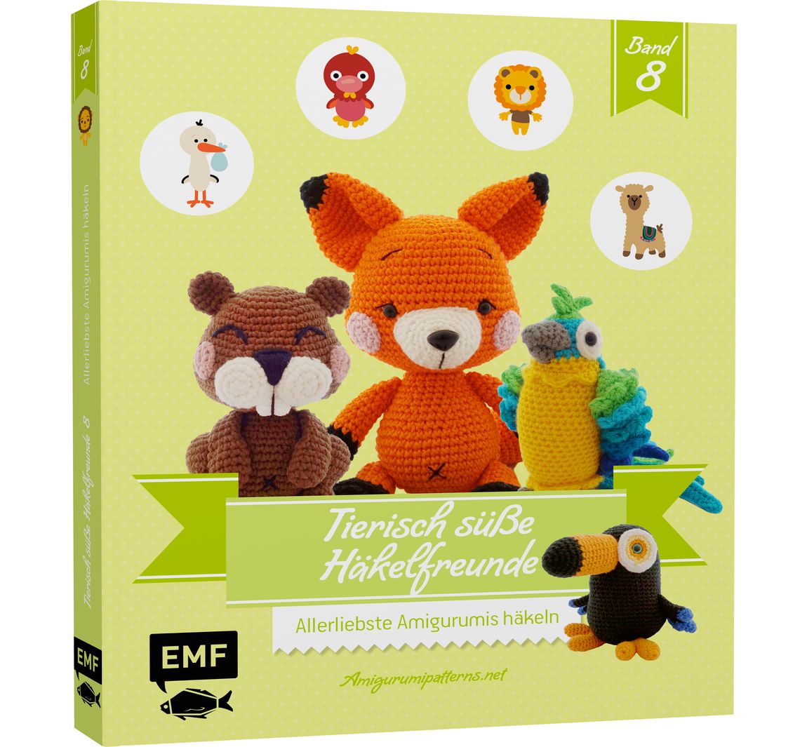 Buch "Tierisch süße Häkelfreunde 8"