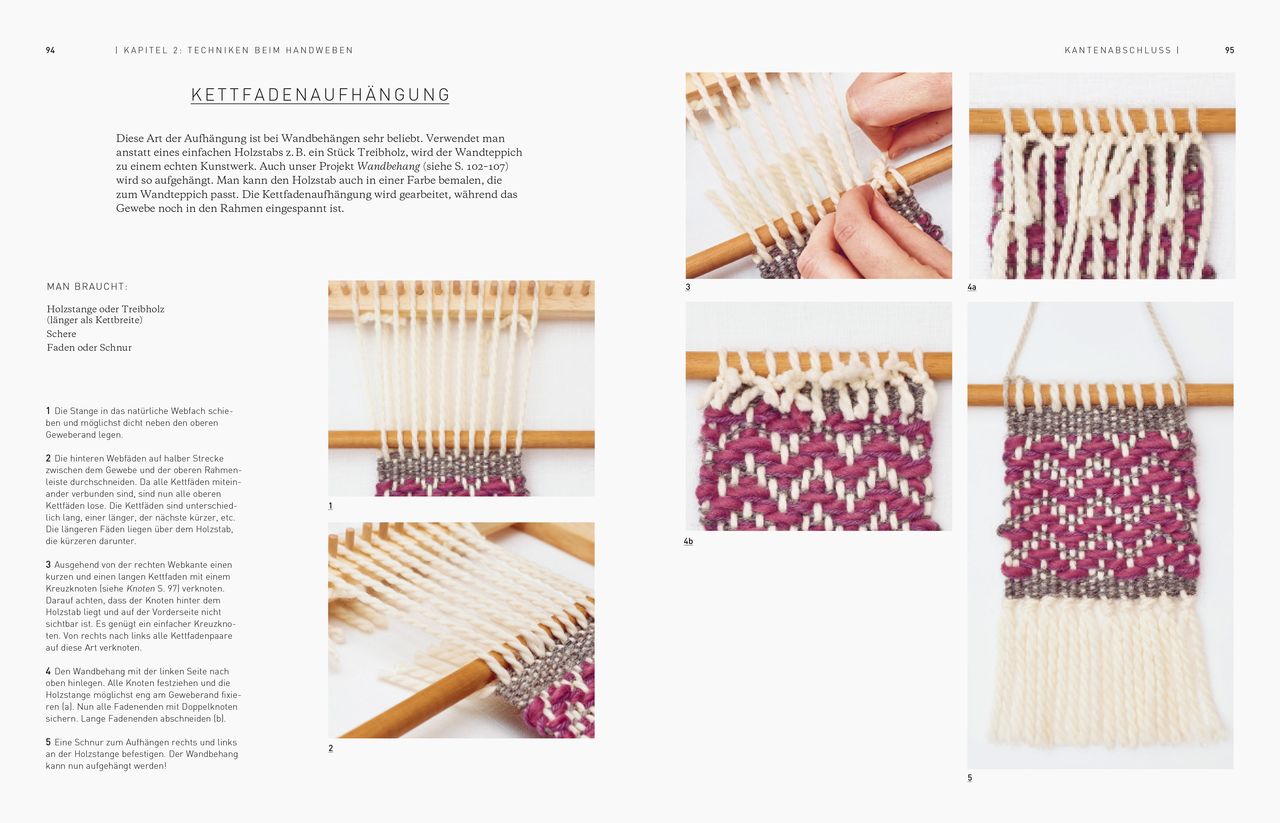 buch weben mit kleinem rahmen vbs hobby bastelshop