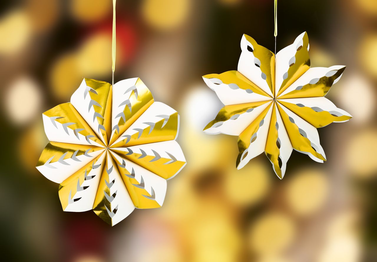 Kreativ-Set "Briefumschlag-Sterne - Bastelset mit Goldfolie"  VBS 