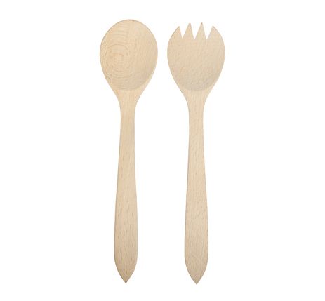 Salatbesteck Holz, 2-tlg. | VBS Hobby Bastelshop