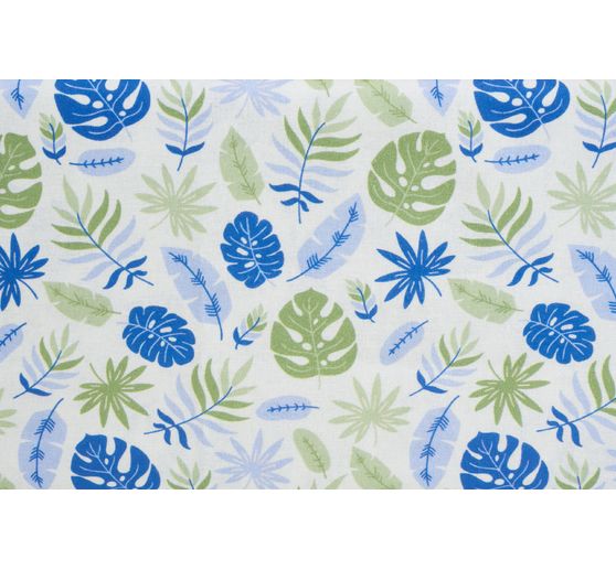 Baumwoll Stoff Tropic Leaves Meterware Vbs Hobby Bastelshop