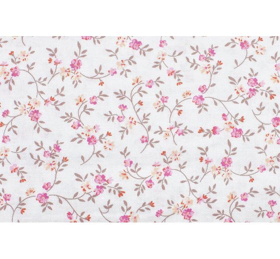 Baumwoll Stoff Gent Landhausblumen Meterware Vbs Hobby Bastelshop