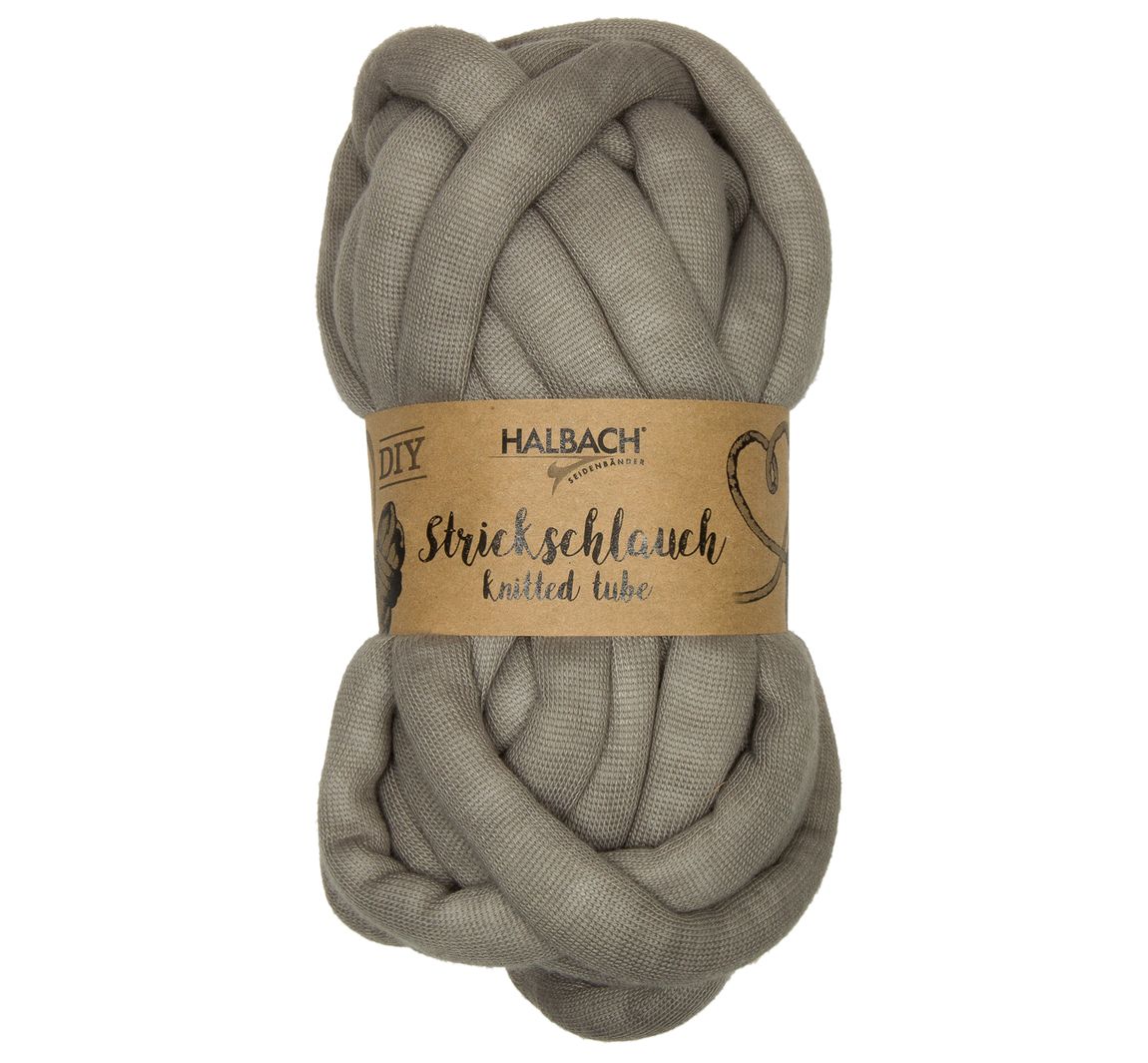 Strickschlauch - Grau