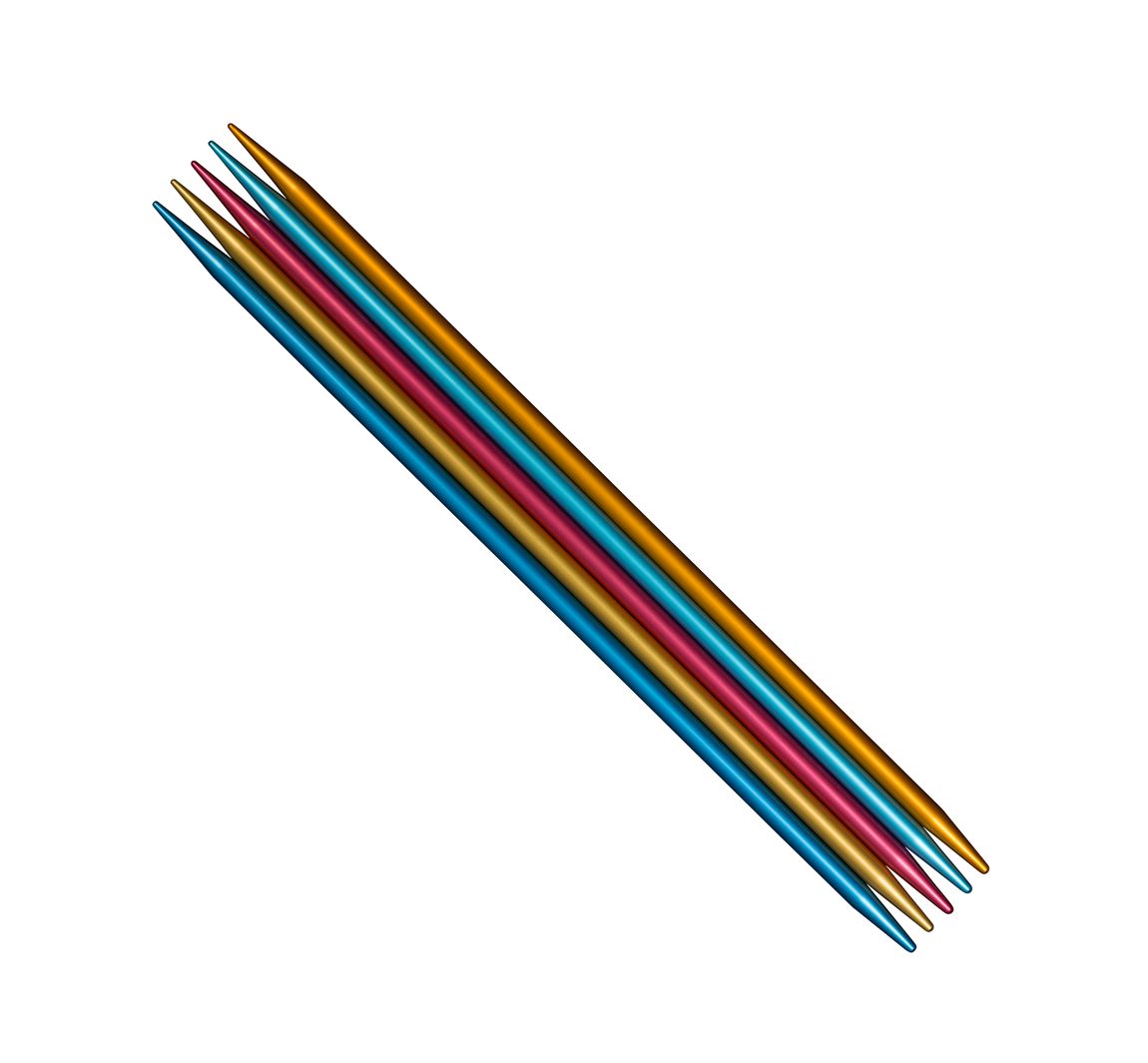 addi Strumpfstricknadeln Colibri, Aluminium - Stärke 5,5