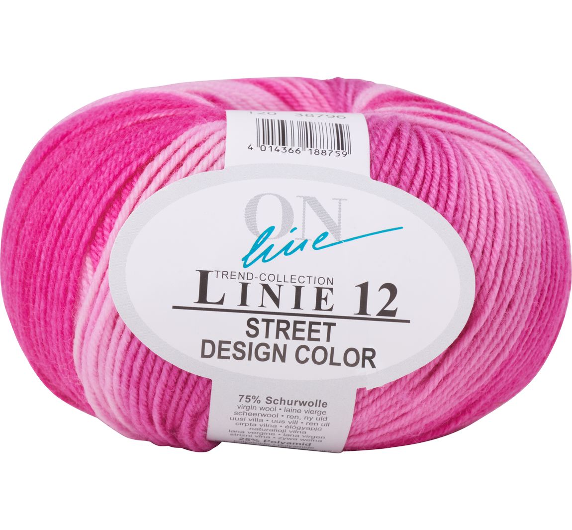 ONline Wolle Street Design Color, Linie 12 - Farbe 120