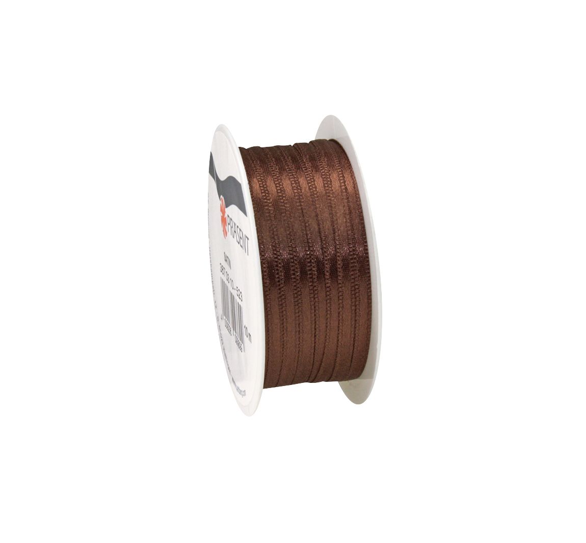 VBS Satinband, 3 mm - Espresso