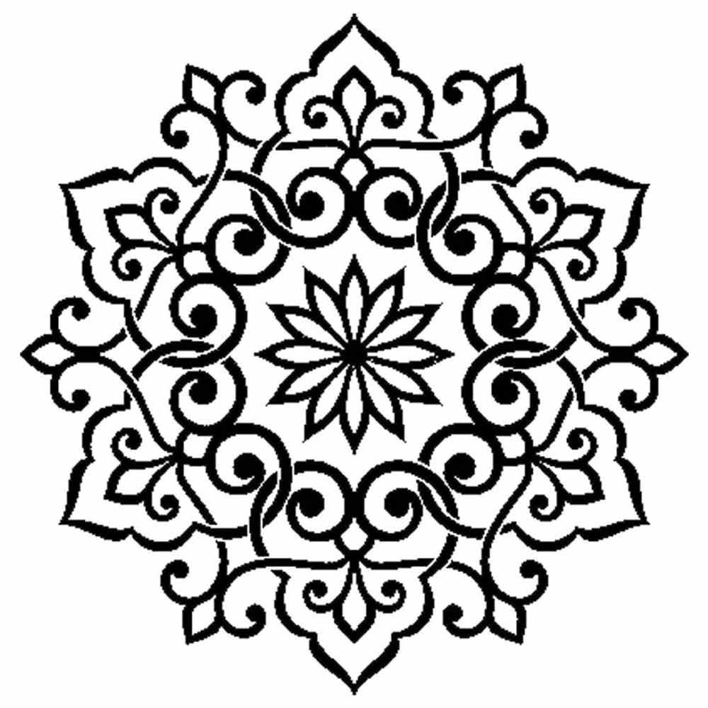 Schablone "Mandala Dekor" | VBS Hobby Bastelshop