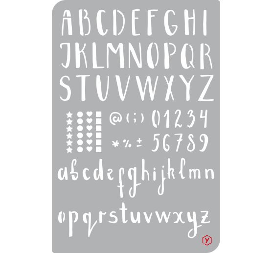 Bullet Journal Schablone "Alphabet" | VBS Hobby Bastelshop