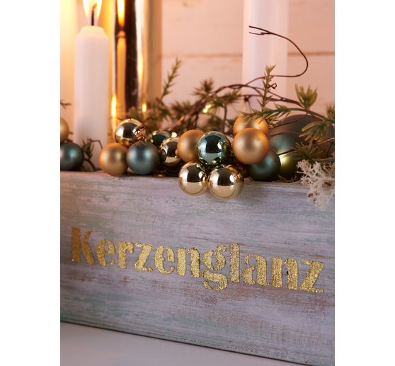 Schablone "Weihnachtsmotive + Schriften" VBS Hobby