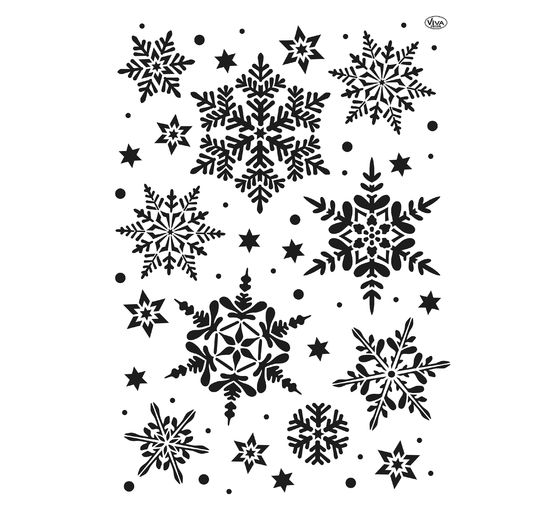 Schablone "Schneesterne" | VBS Hobby Bastelshop