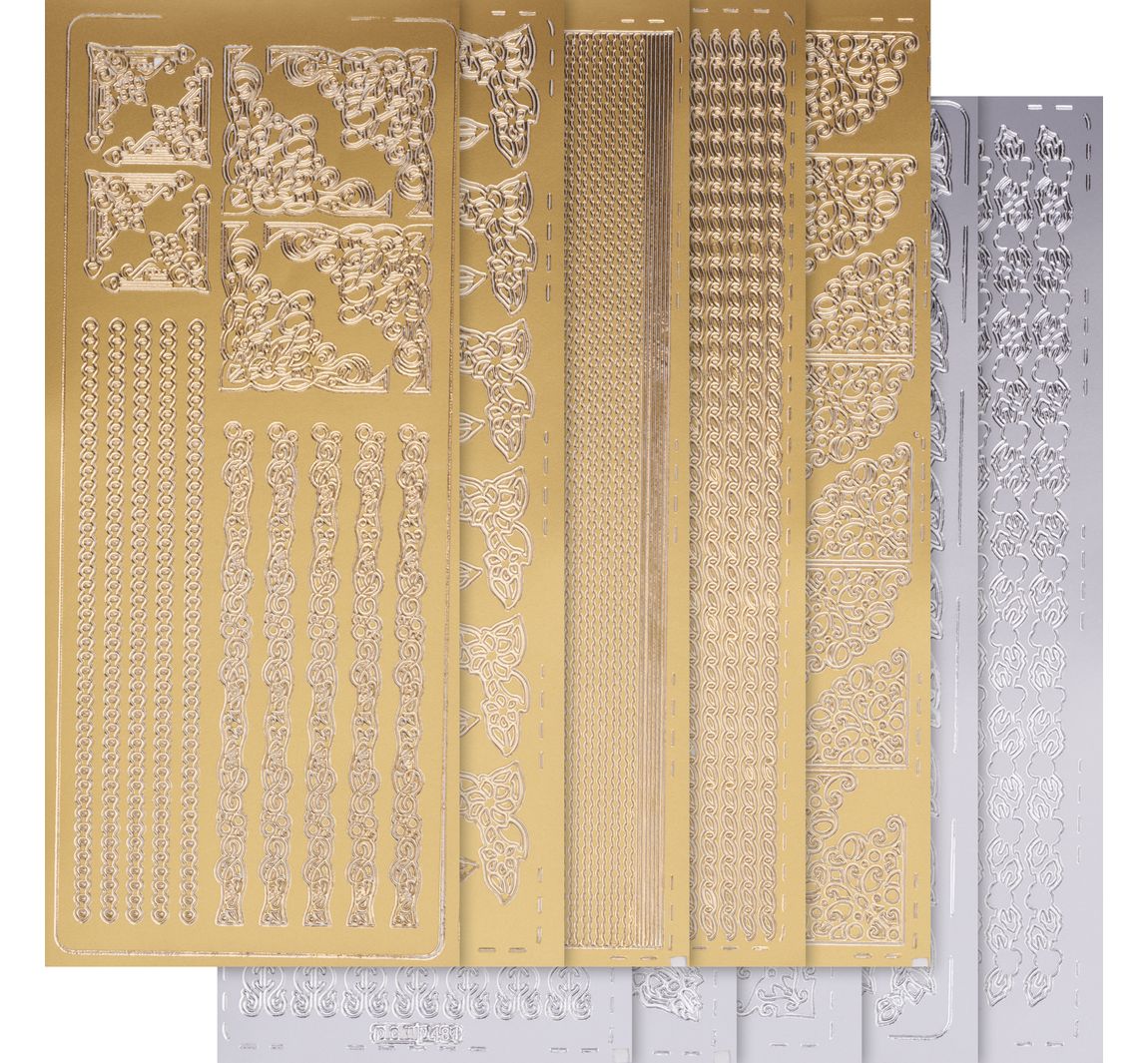 Reliefsticker-Set Bordüren, VBS