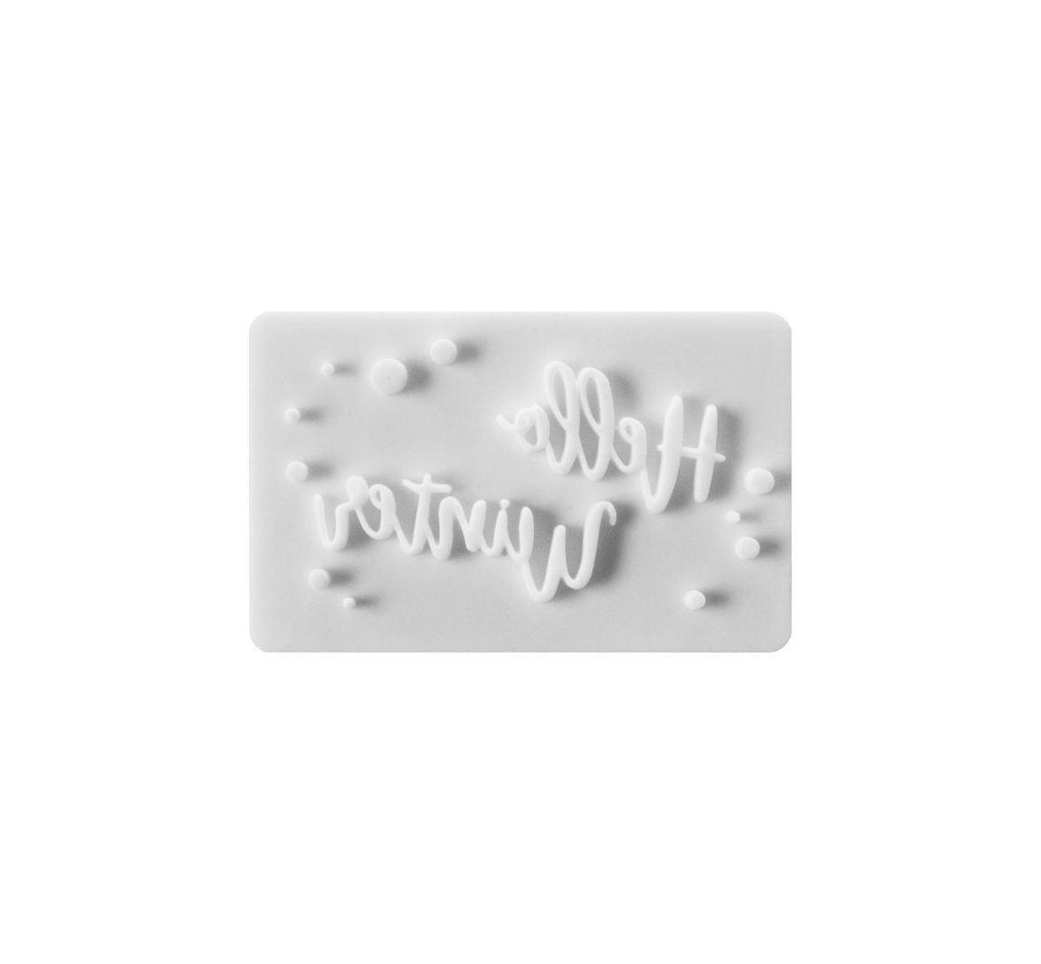 Plätzchen-Stempel Hello Winter