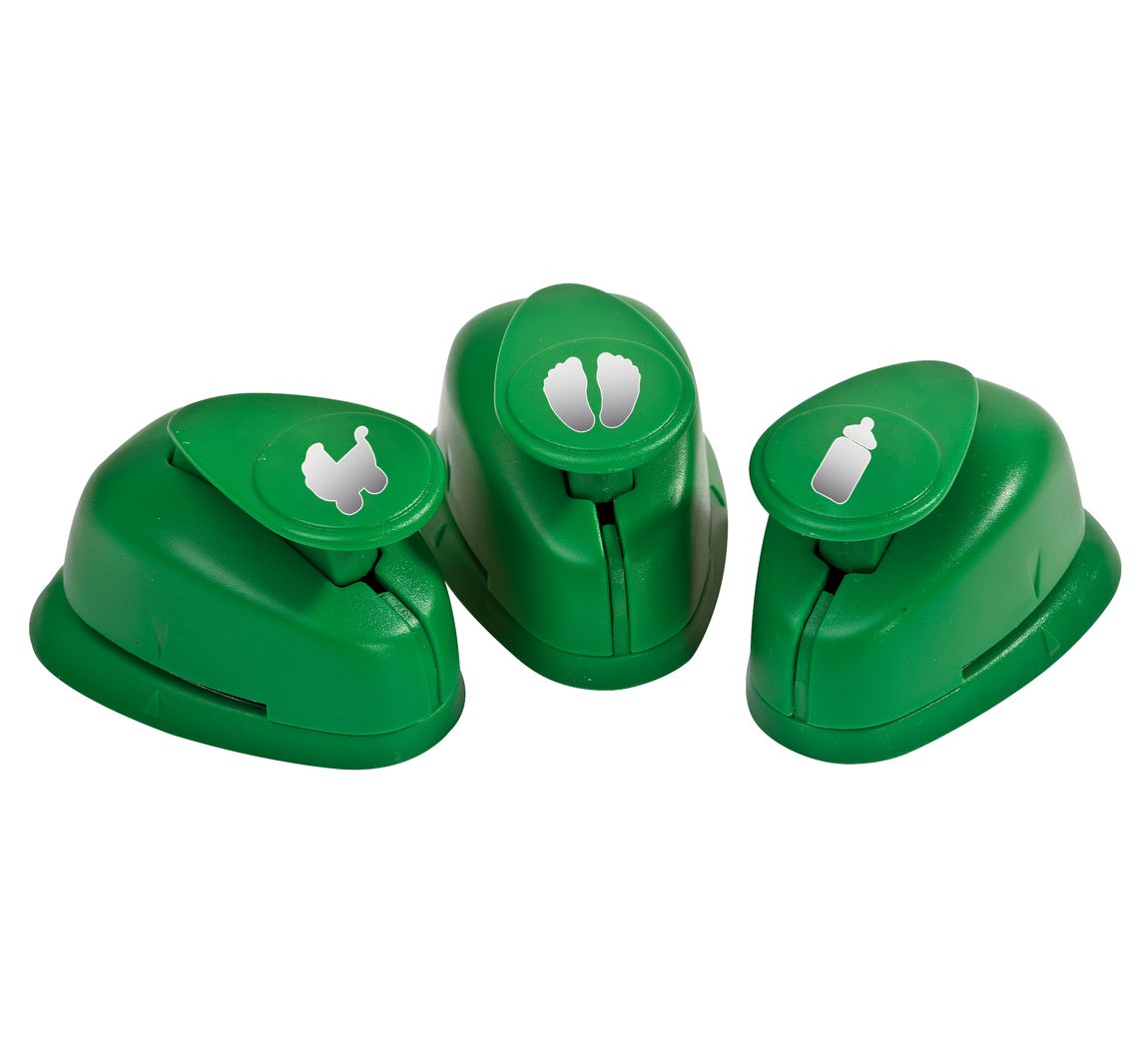 VBS Motivlocher-Set Baby, 3er-Set