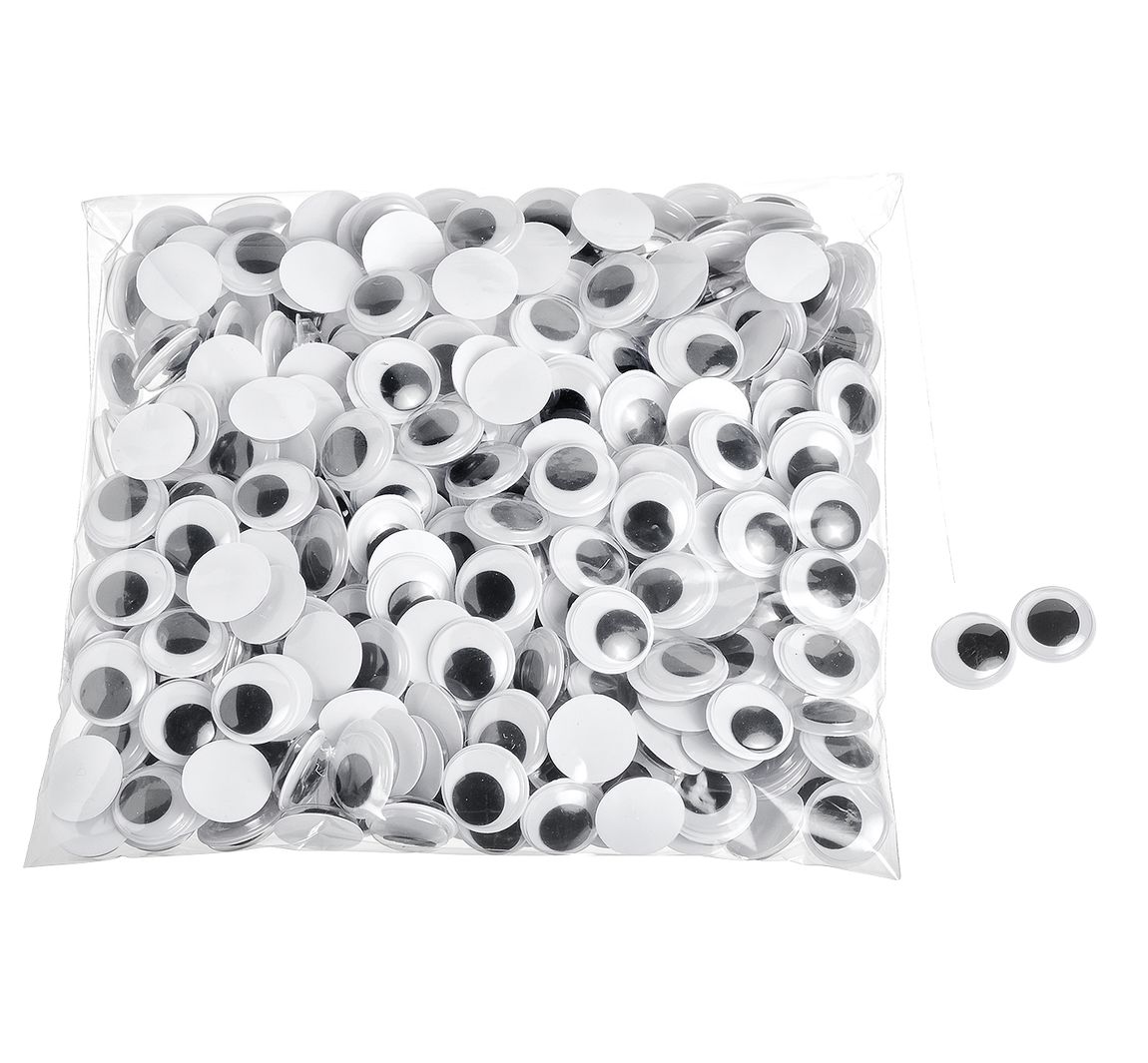 Wackelaugen, rund, 20 mm, VBS Großhandelspackung