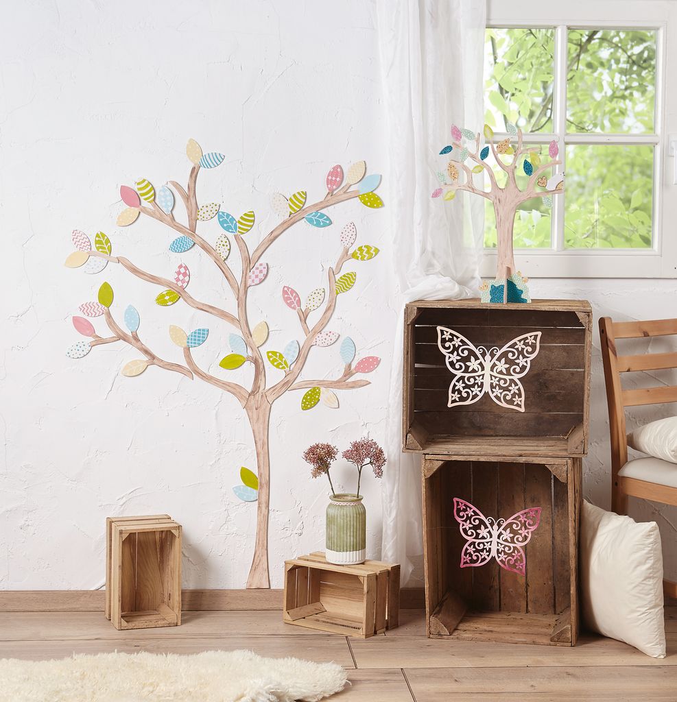 HolzWanddeko Baum VBS Hobby