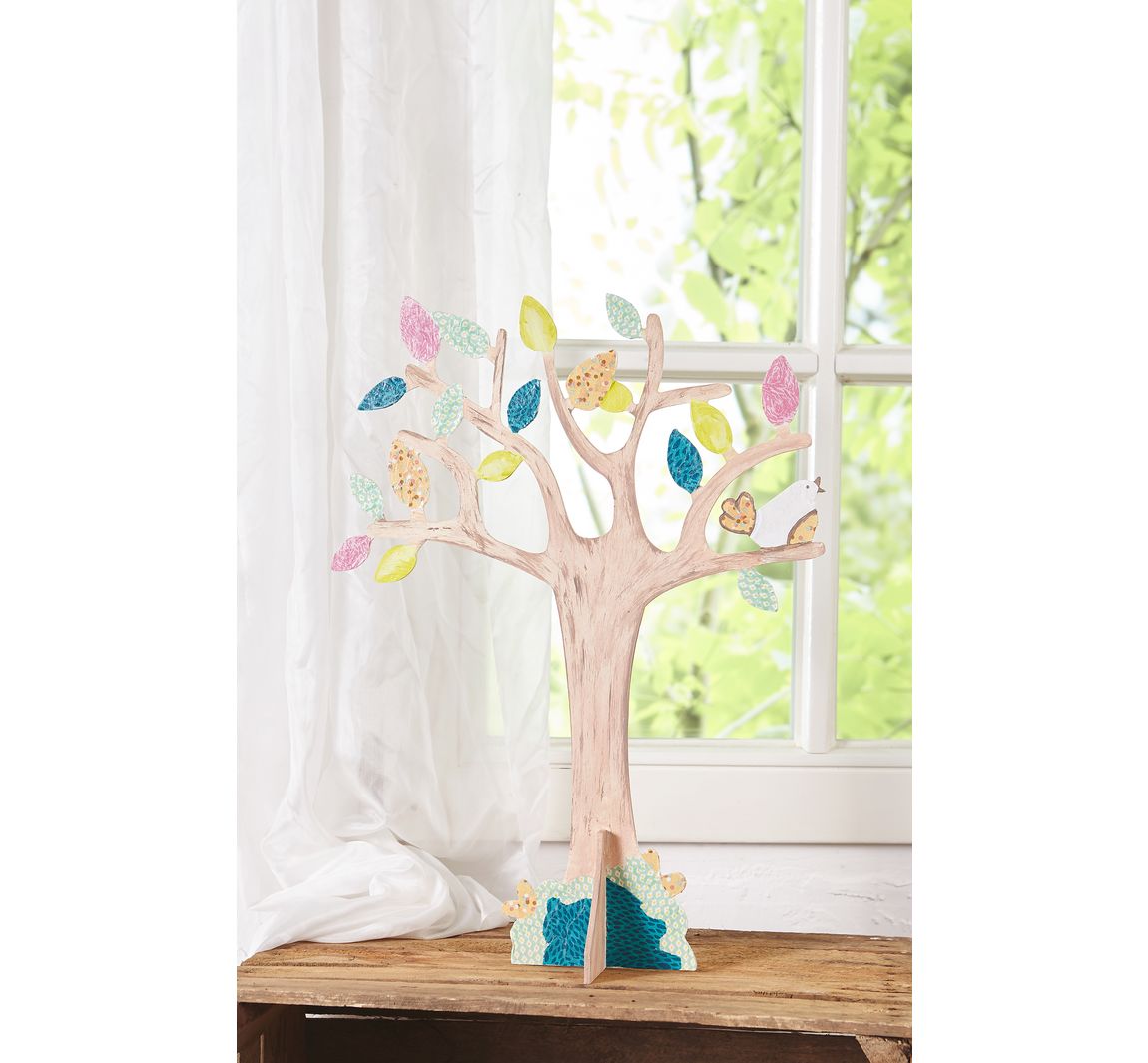 HolzWanddeko Baum VBS Hobby