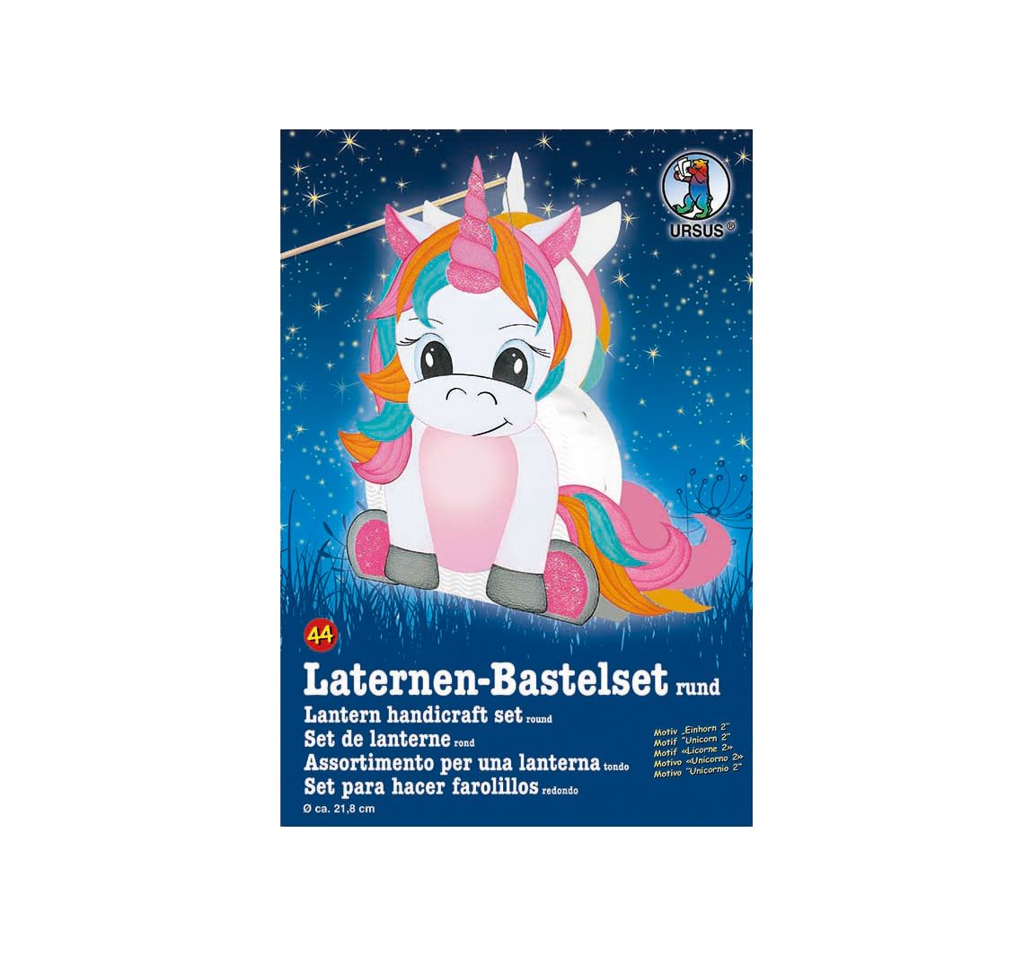 Laternen-Bastelset Einhorn 2