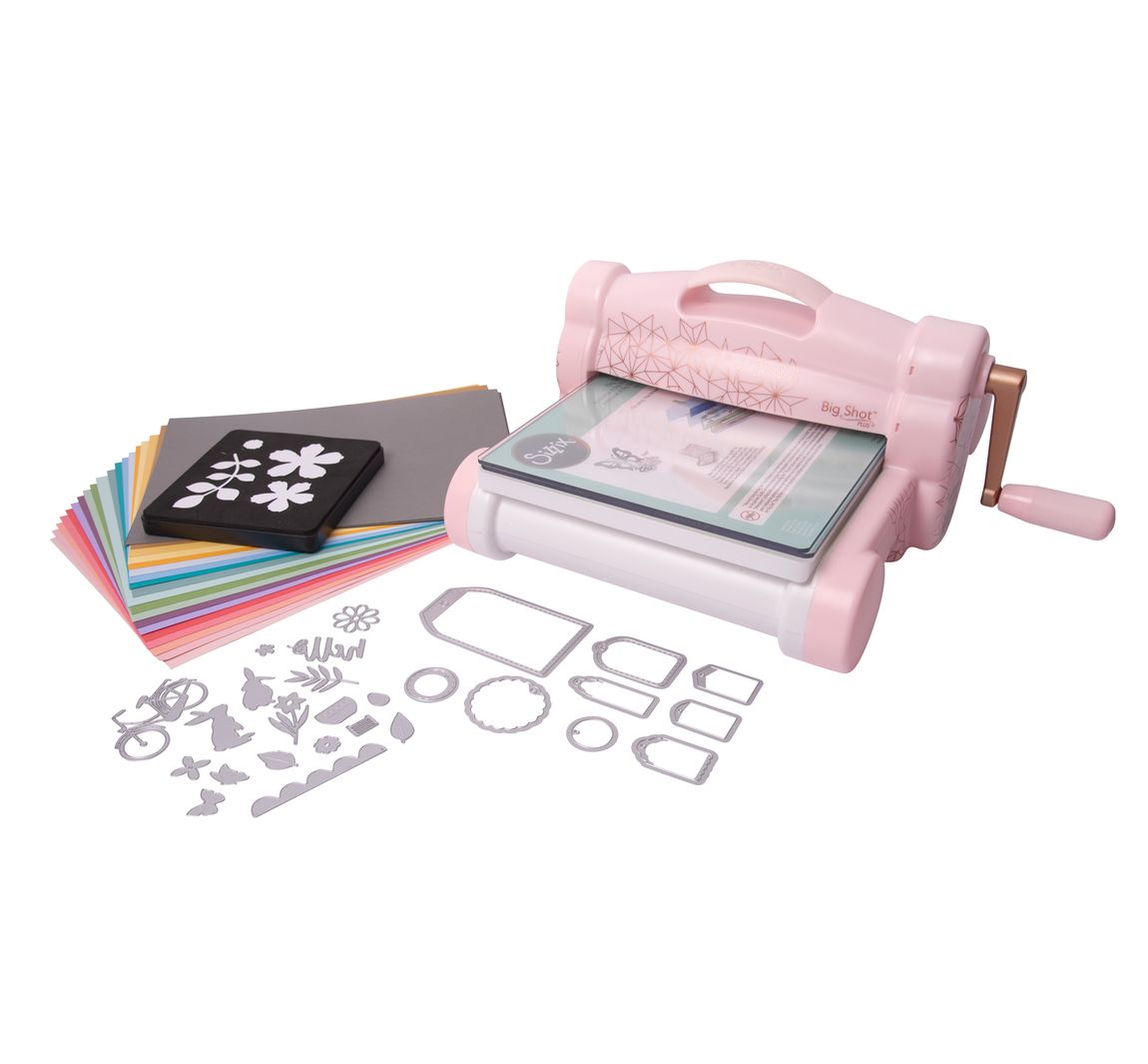 Sizzix Big Shot Plus Starter Kit Blush - Limited Edition