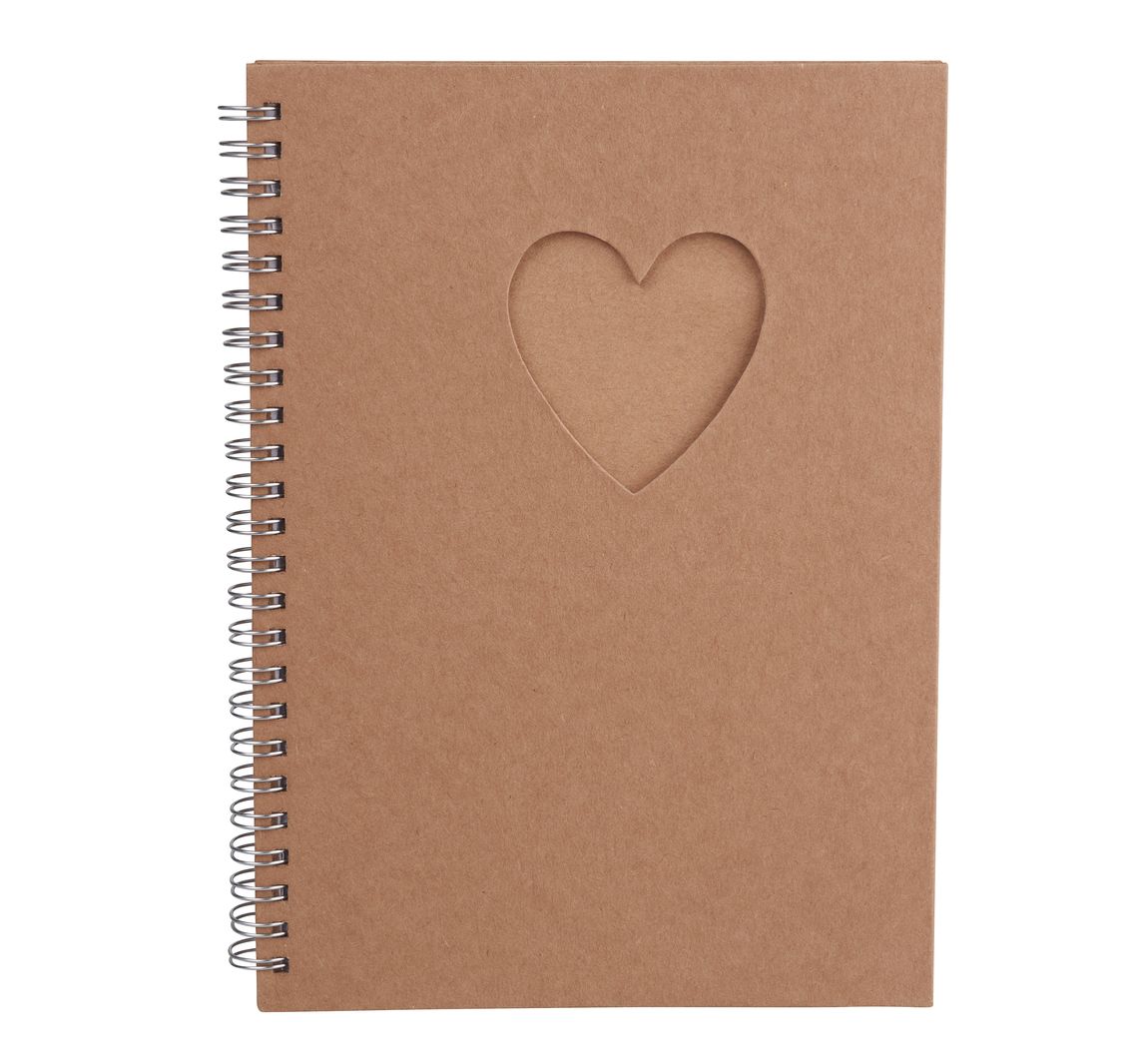 VBS Notizbuch Passepartout Herz