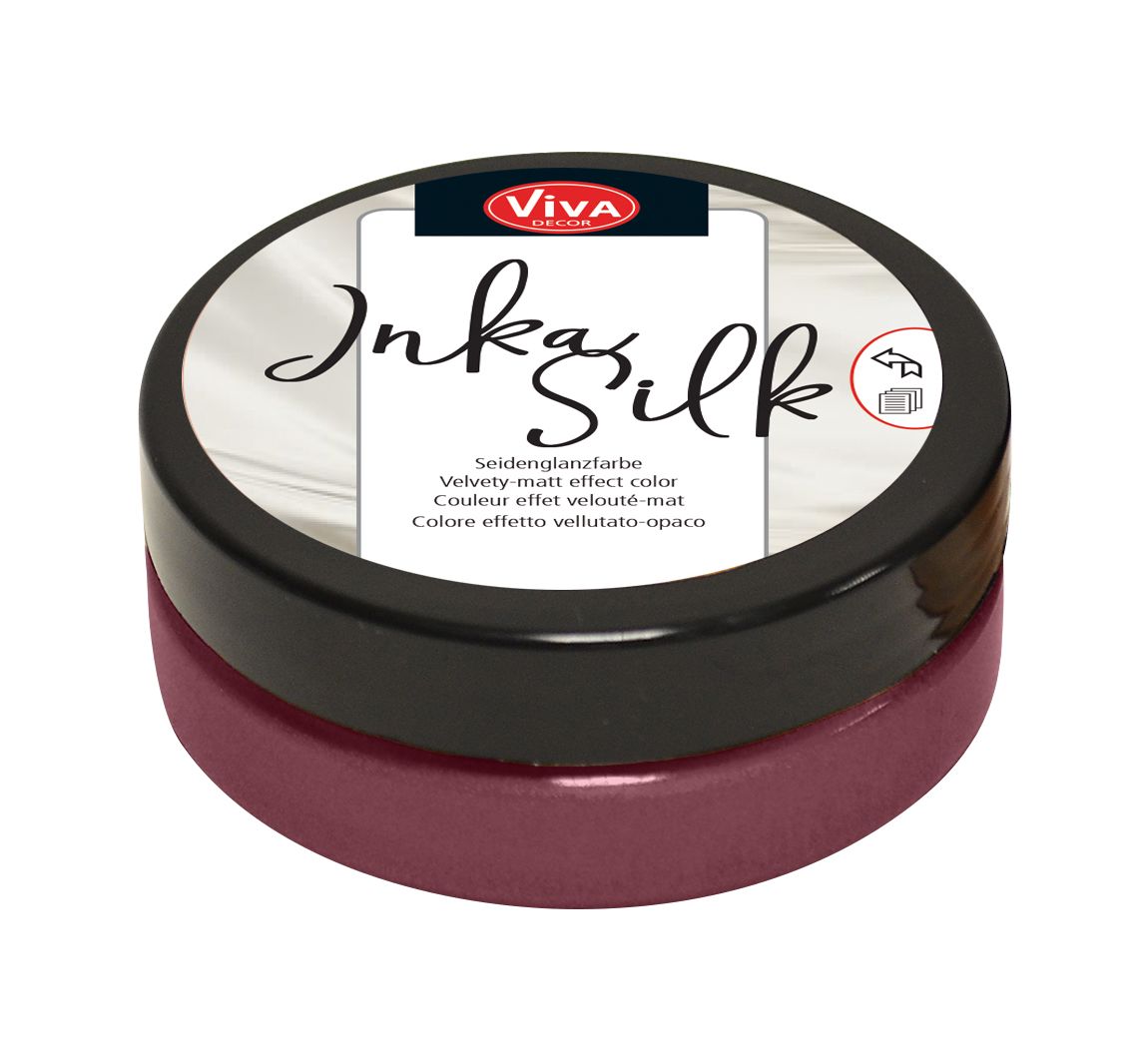 Viva Decor Inka Silk - Bordeaux