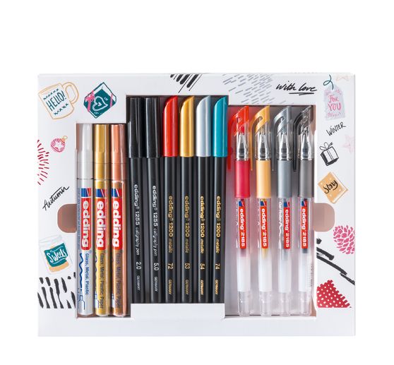 Edding Seasonal Colouring Set Vbs Hobby Bastelshop Wie entfernt man edding auf holzflächen?