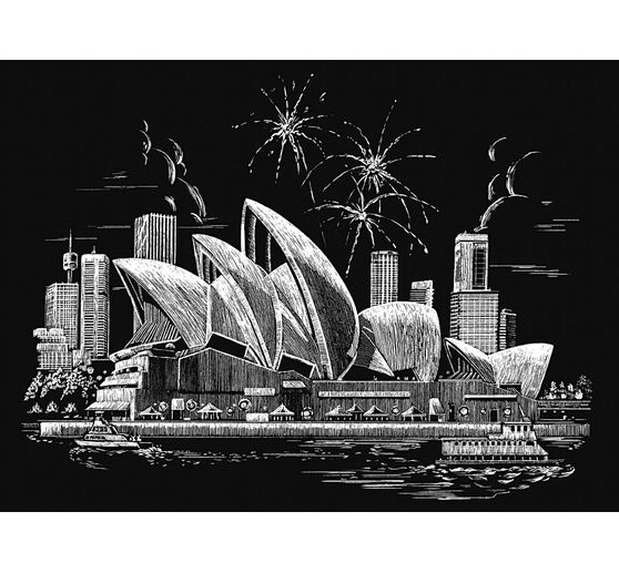 Kratzbild "Sydney Opera House"