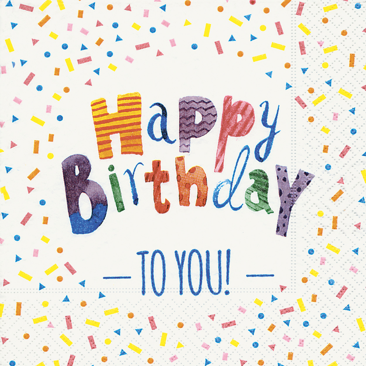 Happy Birthday Hand Lettering Typography Template For Posters